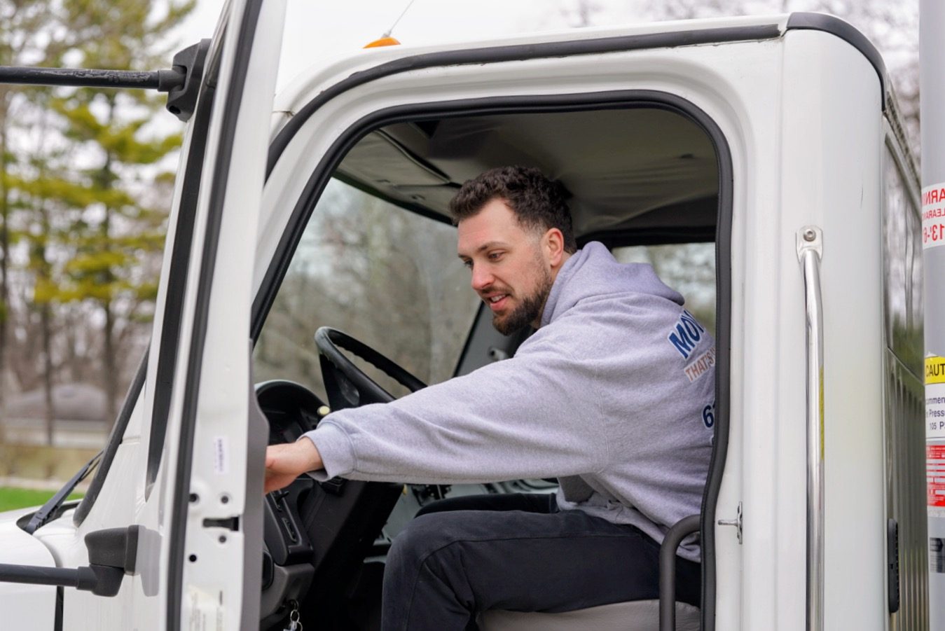 My Buddies Moving driver preparing for a long-distance move